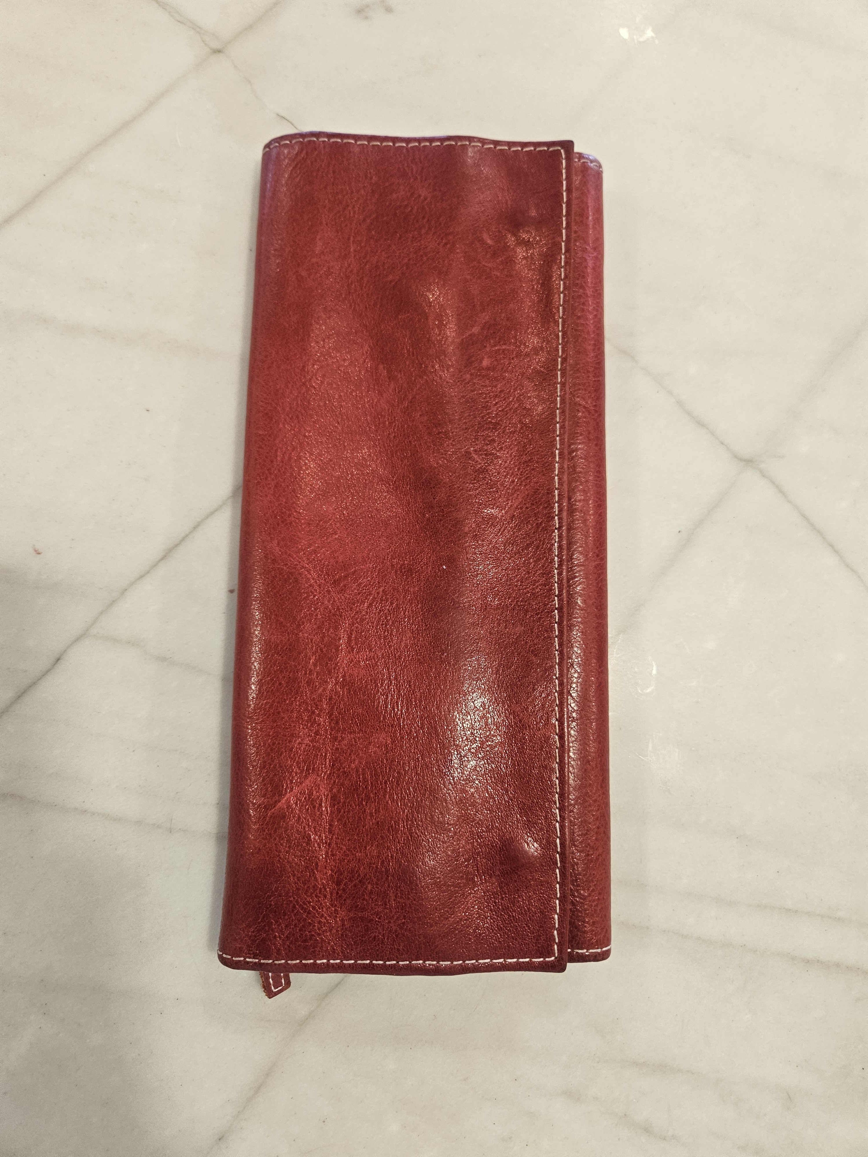Vintage Leather Jewelry Roll Jewelry Organizer Clutch